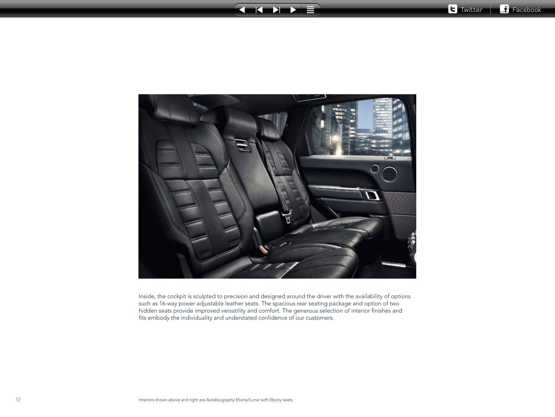 2014 Range Rover Sport Brochure Page 65